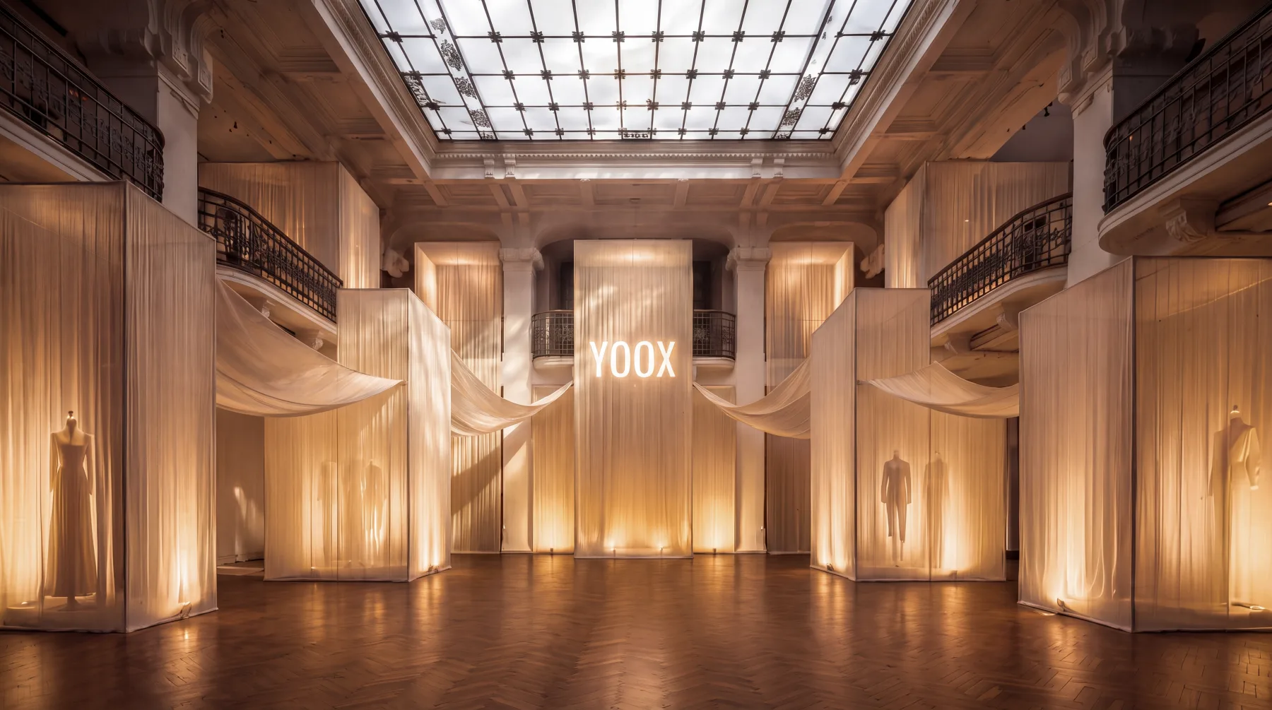 Installazione YOOX Camerino al ground floor
